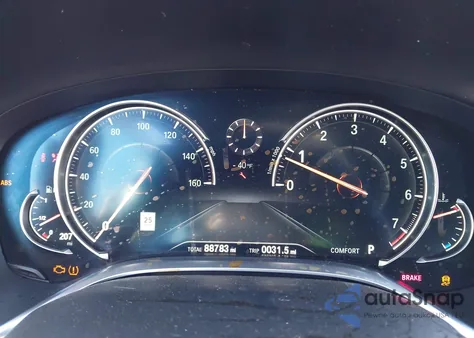 2017 BMW 750I из США, поврежденный, VIN WBA7F0C31HGM21700